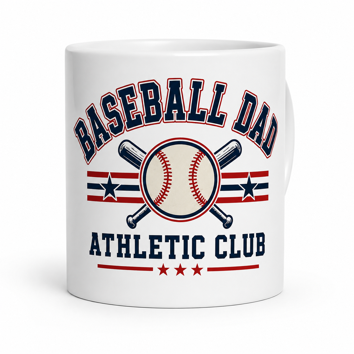 Baseball Dad Athletic Club | 11oz Ceramic Mug | Baseball Dad Gift
